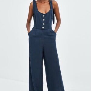 Zara NWT Navy Blue Women's Jumpsuit